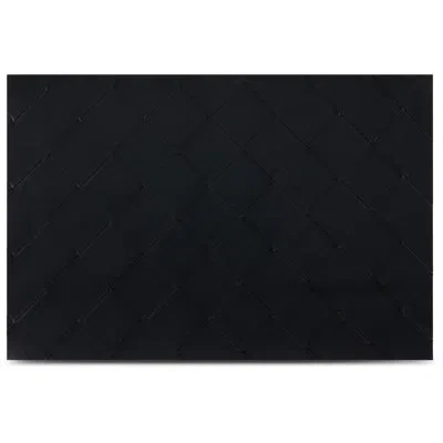 Dainty Home Placemats Set Of 4 12" X 18" Heat-resistant Table Mats For Dining Table Set For 4 Kitchen & Dining R In Black