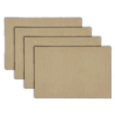 Dainty Home Placemats Set Of 4 12" X 18" Heat-resistant Table Mats For Dining Table Set For 4 Kitchen & Dining R In Silver;gold
