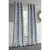 Dainty Home Set Of 2 Jacquard Room Darkening Curtains In Blue