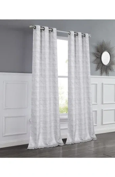 Dainty Home Set Of 2 Room Darkening Window Curtains In White