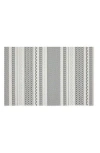 Dainty Home Set Of 6 Vinyl Placemats In Aztec Design Glitter Black