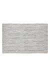 Dainty Home Set Of 6 Vinyl Placemats In Border Design Silver
