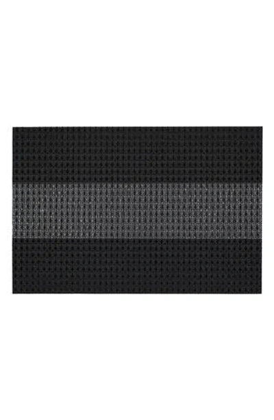Dainty Home Set Of 6 Vinyl Placemats In Black