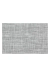 Dainty Home Set Of 6 Vinyl Placemats In Linen Design Black