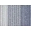 Dainty Home Set Of 6 Vinyl Placemats In Ombre Side Stripe Blue