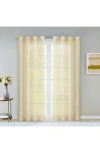 Dainty Home Sheer Set Of 2 Panel Curtains In Neutral