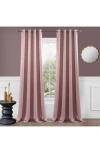 Dainty Home Single Blackout Panel Curtain In Pink