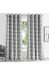 Dainty Home Single Blackout Panel Curtain In Grey