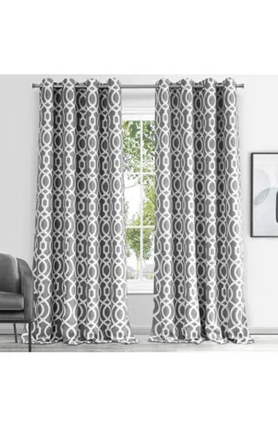 Dainty Home Single Blackout Panel Curtain In Grey
