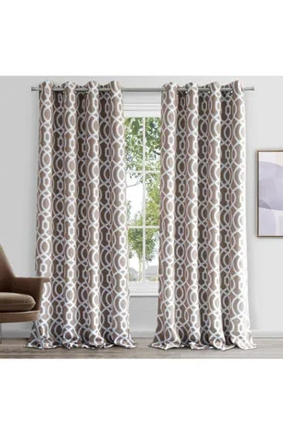 Dainty Home Single Blackout Panel Curtain In Gray