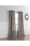 Dainty Home Single Sheer Panel Curtain In Gray
