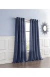 Dainty Home Single Sheer Panel Curtain In Blue
