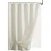 Dainty Home Textured Shower Curtain In White