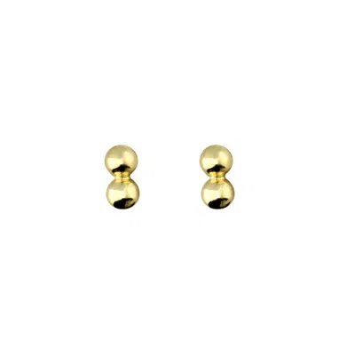Dainty London Women's Dainty Gold Single Stud Earrings