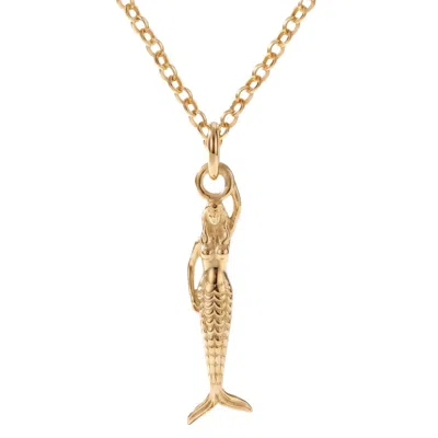 Dainty London Women's Maxi Mermaid Gold Necklace - Zennor