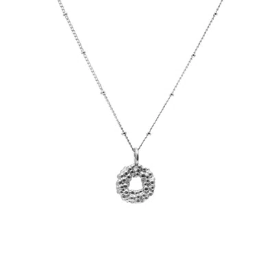 Dainty London Women's Mini Silver Barnacle Necklace