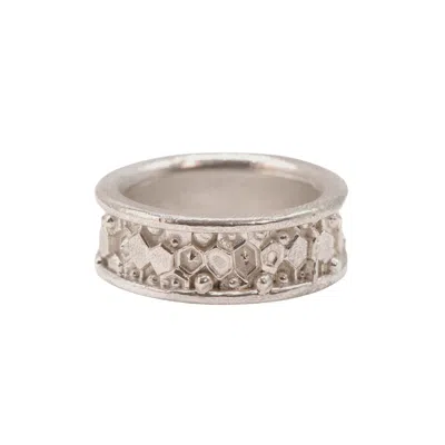 Dainty London Women's Silver Goddess Ring - Hemera