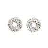 Dainty London Women's Silver Mini Barnacle Hoops In Silver