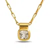 Dainty London Women's Yellow Gold Diamond Necklace - Adamas In Gold