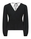 Dairesy Woman Blouse Black Size Xs Polyester In Black