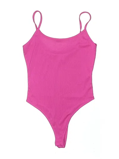 Pre-owned Daisy Bodysuit In Pink