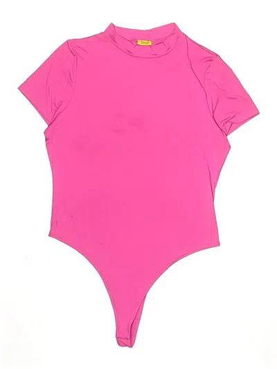 Pre-owned Daisy Bodysuit In Pink