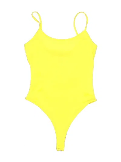 Pre-owned Daisy Bodysuit In Yellow