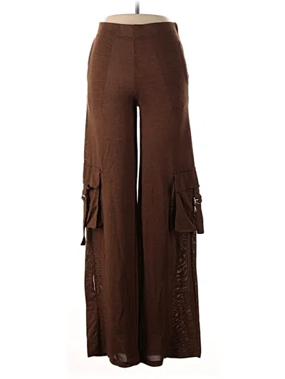 Pre-owned Daisy Cargo Pants In Brown