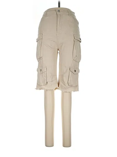 Pre-owned Daisy Cargo Pants In Ivory
