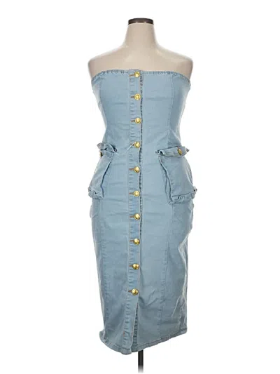 Pre-owned Daisy Cocktail Dress In Blue