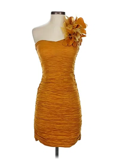 Pre-owned Daisy Cocktail Dress In Orange