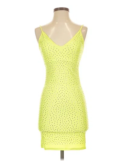 Pre-owned Daisy Cocktail Dress In Yellow