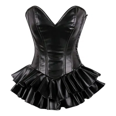 Pre-owned Daisy Corsets Sizzle In Style: The Ultimate Top Drawer Mini Corset Dress In Black