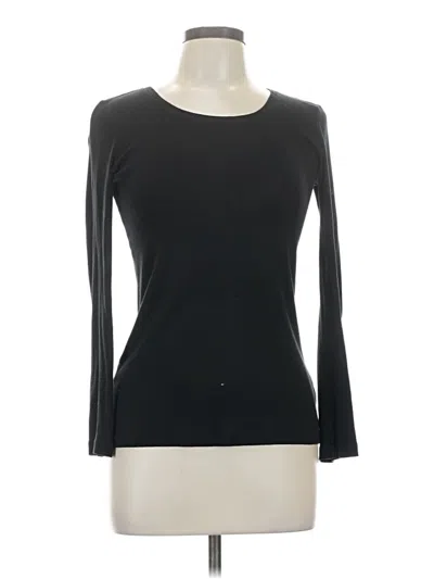 Pre-owned Daisy Fuentes 3/4 Sleeve T-shirt In Black