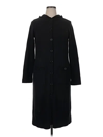 Pre-owned Daisy Fuentes Cardigan Sweater In Black