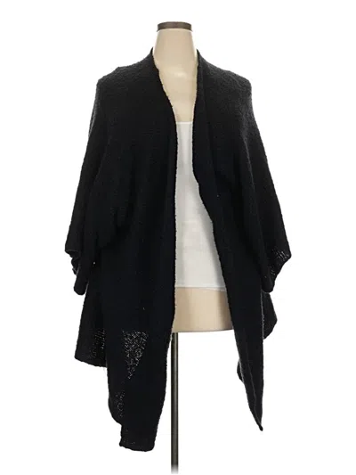 Pre-owned Daisy Fuentes Cardigan Sweater In Black