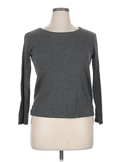 Pre-owned Daisy Fuentes Cardigan Sweater In Gray