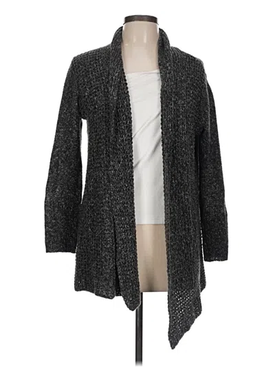Pre-owned Daisy Fuentes Cardigan Sweater In Gray
