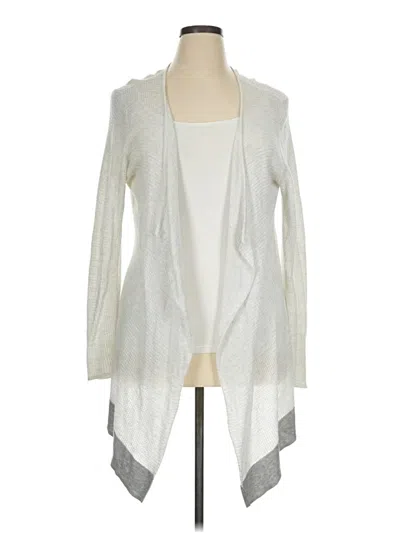 Pre-owned Daisy Fuentes Cardigan Sweater In Ivory