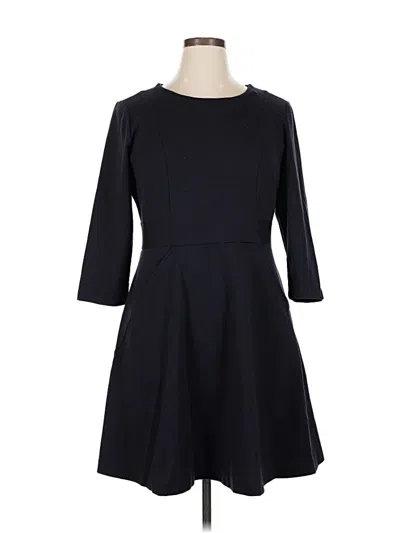 Pre-owned Daisy Fuentes Casual Dress In Black