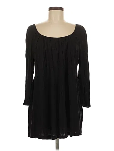 Pre-owned Daisy Fuentes Casual Dress In Black