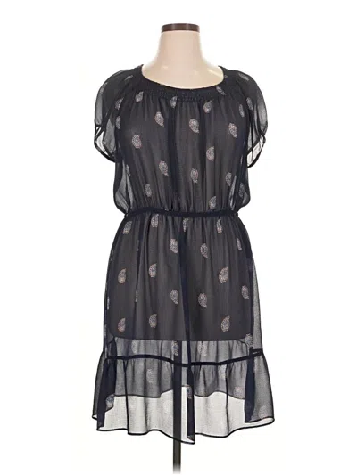 Pre-owned Daisy Fuentes Casual Dress In Black