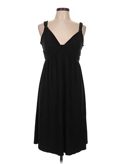 Pre-owned Daisy Fuentes Casual Dress In Black