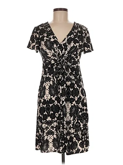 Pre-owned Daisy Fuentes Casual Dress In Black