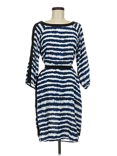 Pre-owned Daisy Fuentes Casual Dress In Blue