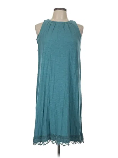 Pre-owned Daisy Fuentes Casual Dress In Blue