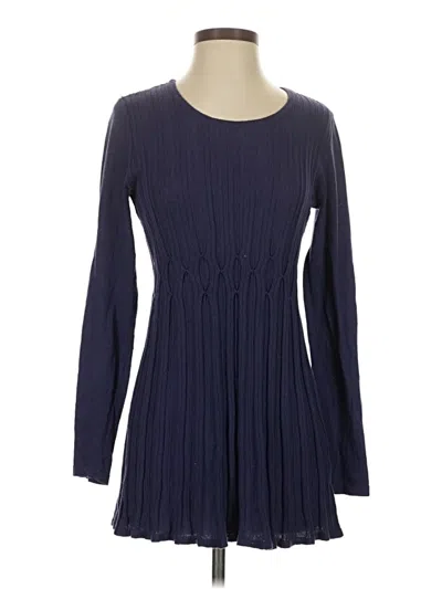 Pre-owned Daisy Fuentes Casual Dress In Blue