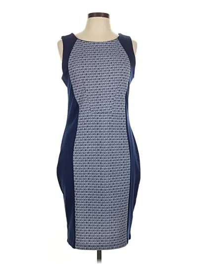 Pre-owned Daisy Fuentes Casual Dress In Blue