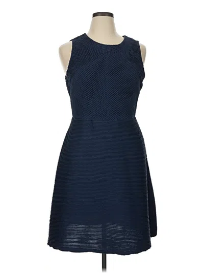 Pre-owned Daisy Fuentes Casual Dress In Blue