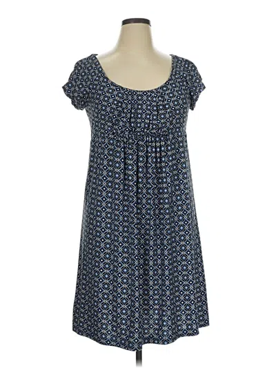 Pre-owned Daisy Fuentes Casual Dress In Blue